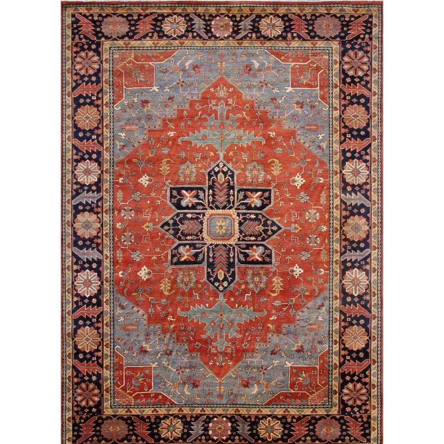 Online * Serapi Hand-Knotted Wool Area Rug- 8 9" X 12 0" Fire Sale Pasargad Home