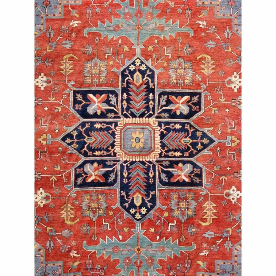 Online * Serapi Hand-Knotted Wool Area Rug- 8 9" X 12 0" Fire Sale Pasargad Home