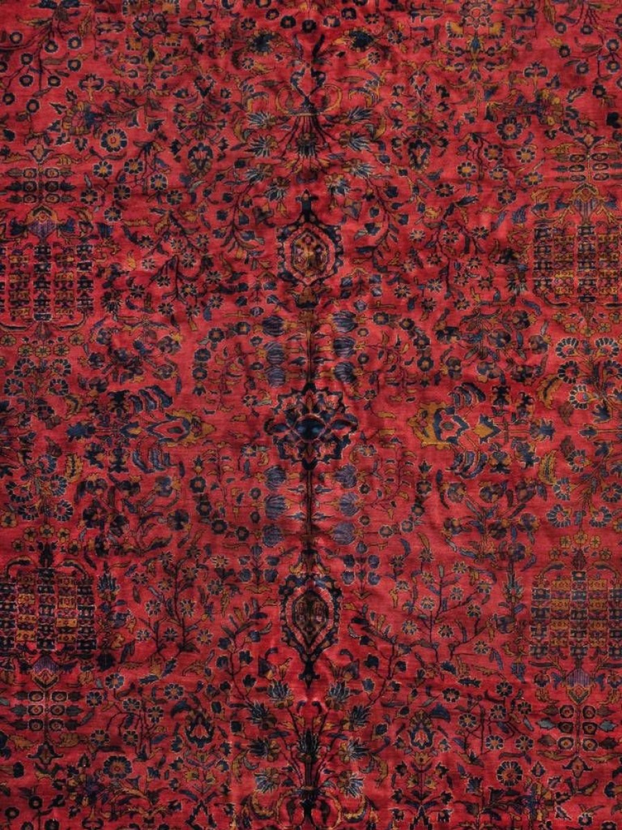 Wholesale * Promotions Pasargad Home Antique Kashan Collection Lamb'S Wool Area Rug-12 0 X 15 0 , Burgundy Pasargad Home 23157