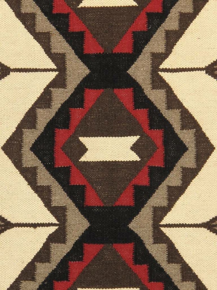 Clearance * Hot Sale Pasargad Home Navajo Style Handwoven Wool Ivory Area Rug 3 1 X 4'11" Pasargad Home Pnt-261 3 5