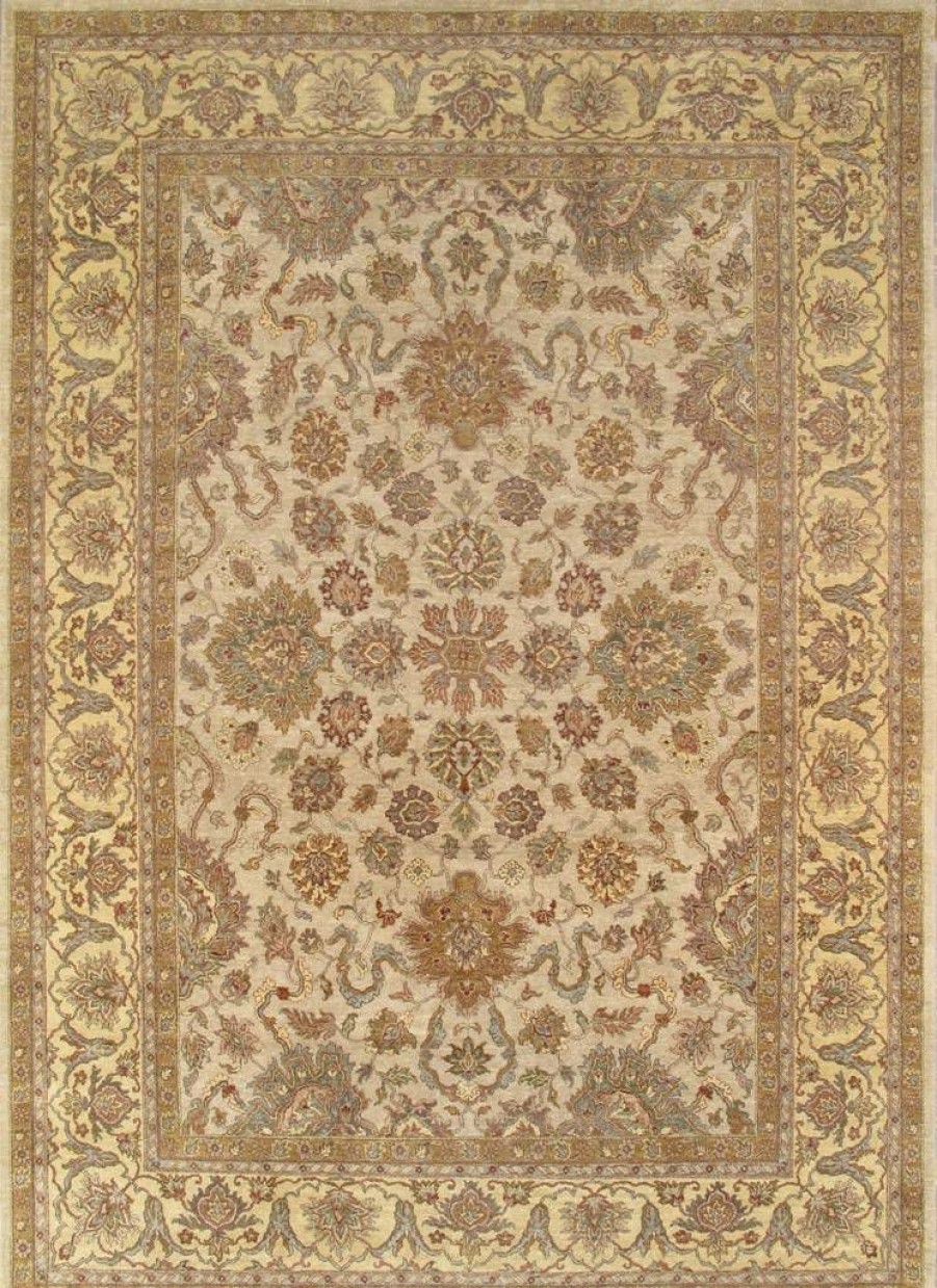 Best * With Discount Agra Collection Hand-Knotted Lamb'S Wool Area Rug- 10 0 X 13 10 Pasargad Home Pspt-002 10X14