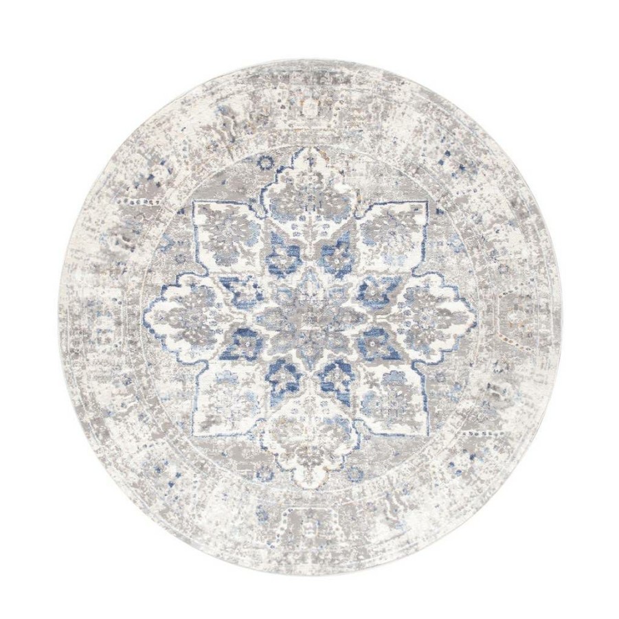 Best * Exclusive Design Pasargad Home Efes Design Power Loom L. Grey Area Rug- 8 0 X 8 0 Pasargad Home Pd-167B 8Xround