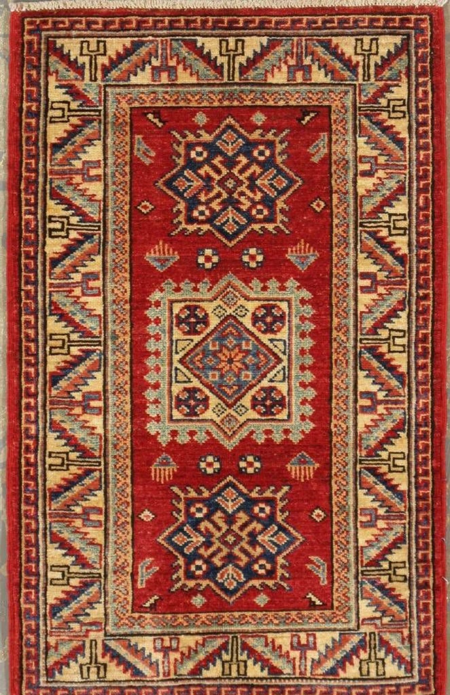 Online * Clearance Sale Kazak Collection Hand-Knotted Lamb'S Wool Area Rug- 2 0 X 2'11" Pasargad Home 043777