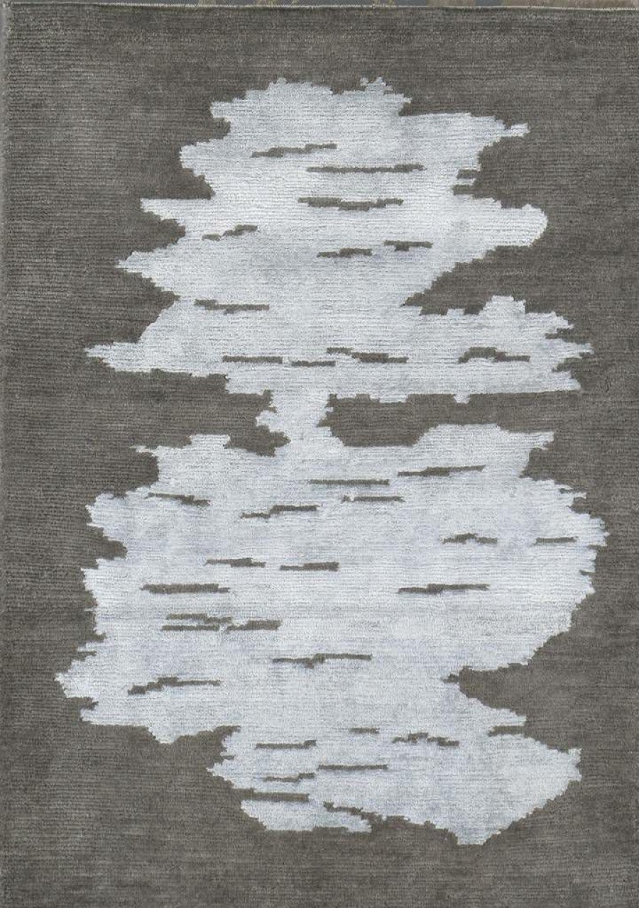 Clearance * Classical Modern Collection Hand-Knotted Silk And Wool Area Rug- 2 0 X 3 0 Pasargad Home Spril-2-3 2X3