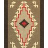 Clearance * Hot Sell Pasargad Home Navajo Style Handwoven Wool Mocha Area Rug 2 6 X 3'11" Pasargad Home Pnt-269 3 4