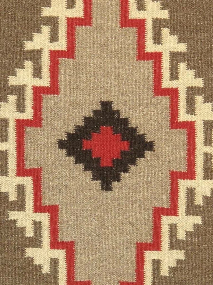 Clearance * Hot Sell Pasargad Home Navajo Style Handwoven Wool Mocha Area Rug 2 6 X 3'11" Pasargad Home Pnt-269 3 4