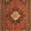 Clearance * Special Offers Pasargad Home Antique Ferehan Collection Lamb'S Wool Area Rug-10'11" X 14 9 , Rust Pasargad Home 26705