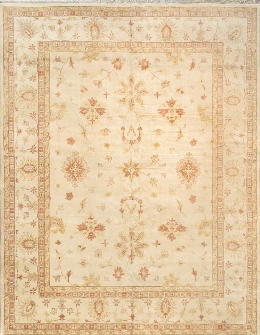 Clearance * Promotions Pasargad Home Oushak Collection Hand-Knotted Lamb'S Wool Area Rug-11 9 X 14'11" , Ivory Pasargad Home Pd-1324 12X15