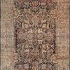 Best * Best Price Pasargad Home Antique Kerman Collection Hand-Knotted Lamb'S Wool Area Rug-10 9 X 17 8 , Navy/Rose Pasargad Home Lavar 11X18