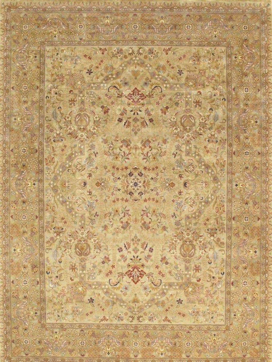 Hot * Best Price Tabriz Collection Hand-Knotted Lamb'S Wool Area Rug- 3 0 X 5 3 Pasargad Home Ps-20 3X5