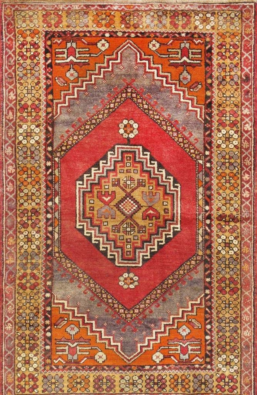 Best * Hot Sell Vintage Sivas Collection Hand-Knotted Lamb'S Wool Rug- 3 7 X 5 7 Pasargad Home 044773