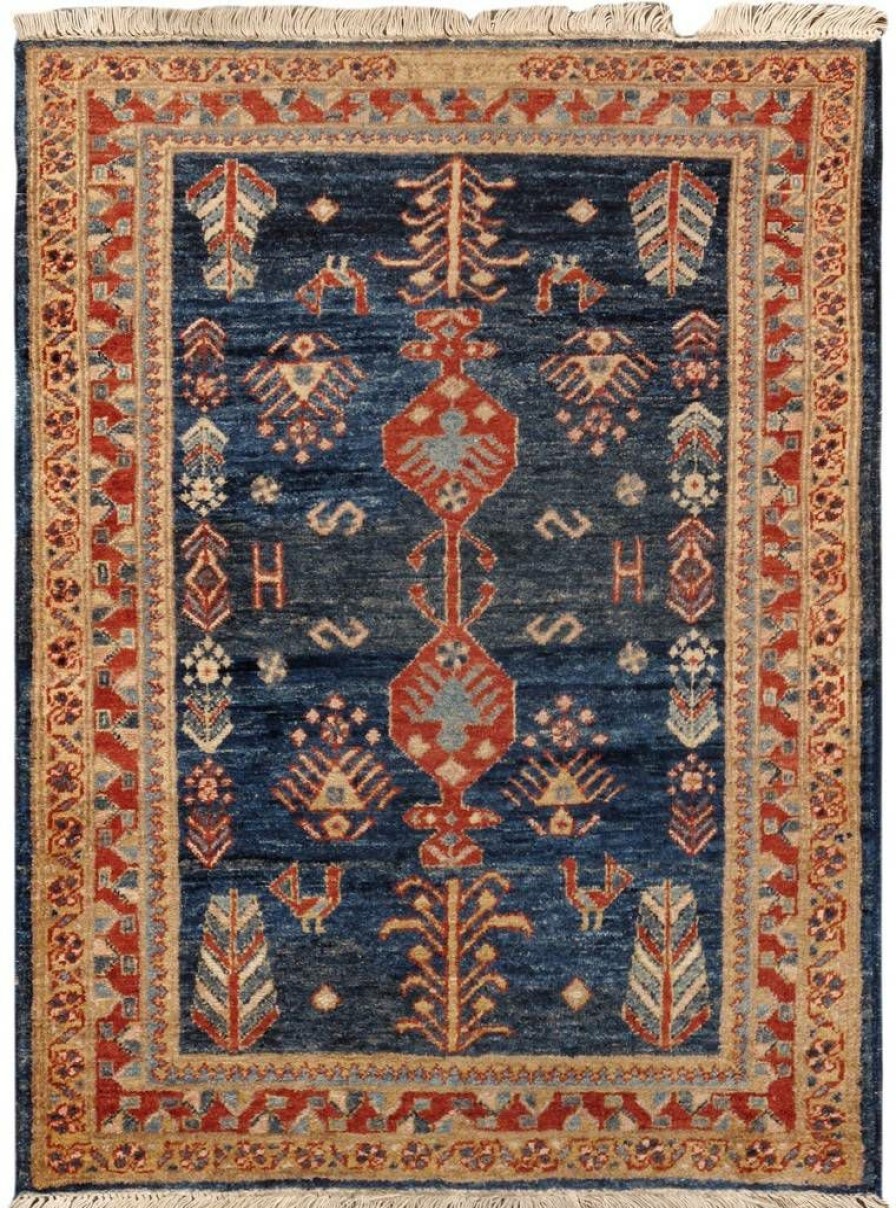 Online * Exclusive Design Kazak Collection Hand-Knotted Lamb'S Wool Area Rug- 2 9 X 3 9 Pasargad Home 025238