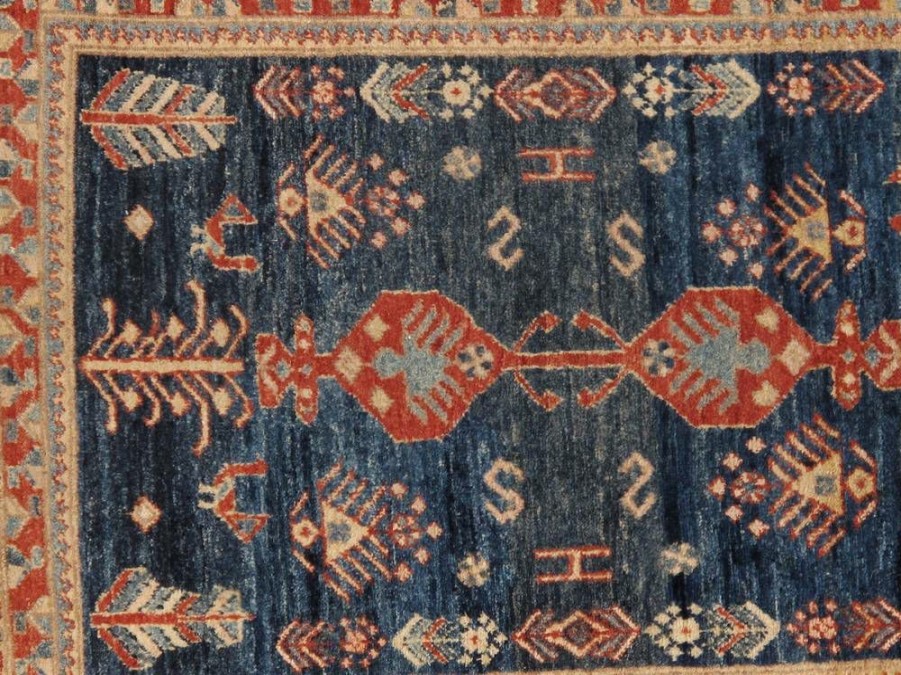 Online * Exclusive Design Kazak Collection Hand-Knotted Lamb'S Wool Area Rug- 2 9 X 3 9 Pasargad Home 025238