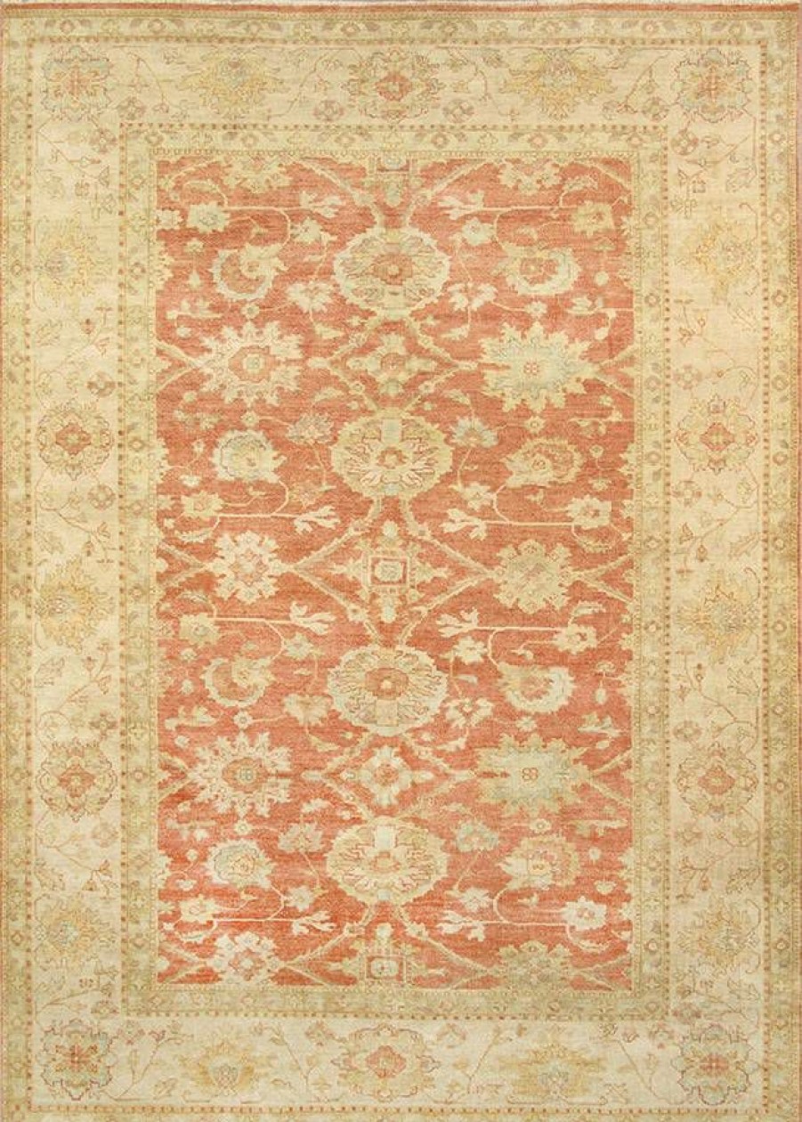 Hot * Classical Sultanabad Collection Hand-Knotted Lamb'S Wool Area Rug- 10 3 X 14 1 Pasargad Home Pj-504 10X14