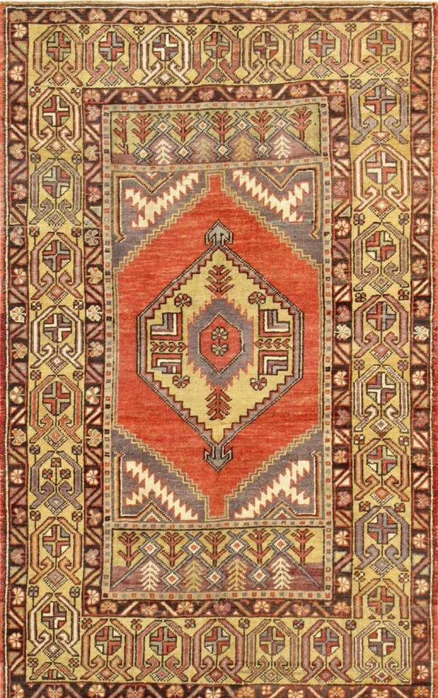 New * Limited Edition Vintage Oushak Colletion Hand-Knotted Lamb'S Wool Area Rug- 3 7 X 5'10" Pasargad Home 046175