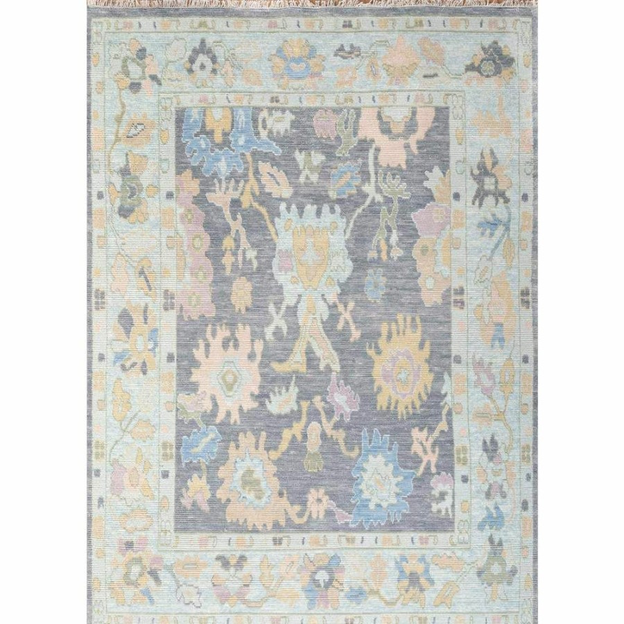 Hot * Oushak Hand-Knotted Grey Wool Area Rug-10 0" X 14 5" Lower Price Pasargad Home