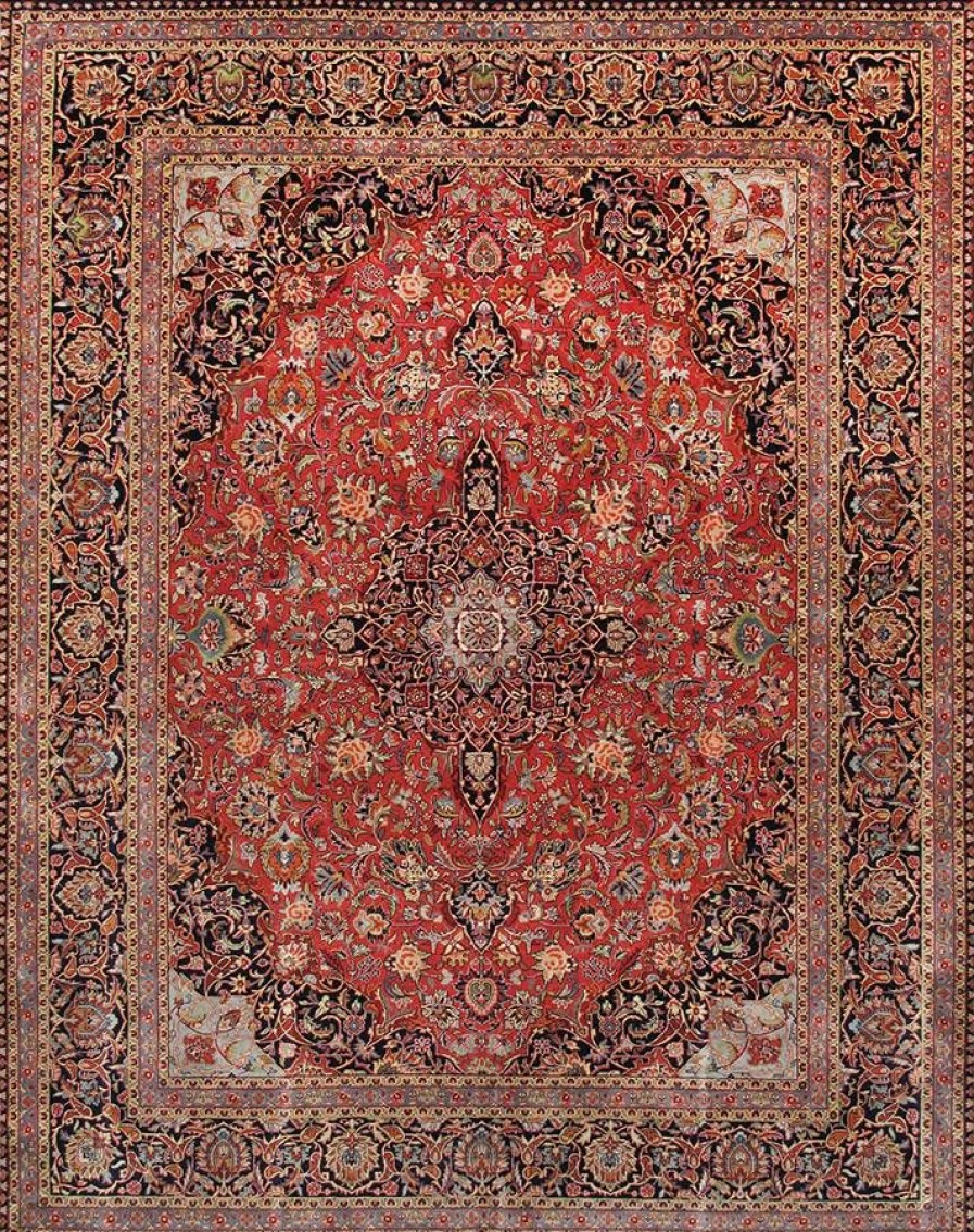 Online * Limit Offer Kashan Collection Hand-Knotted Lamb'S Wool Area Rug-10 1 X 14 3 Pasargad Home Pl 10 14