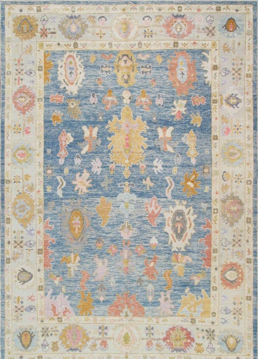 Hot * Clearance Sale Pasargad Home Oushak Collection Hand-Knotted Wool Area Rug- 9 0 X 12 6 Pasargad Home 980315 9 13