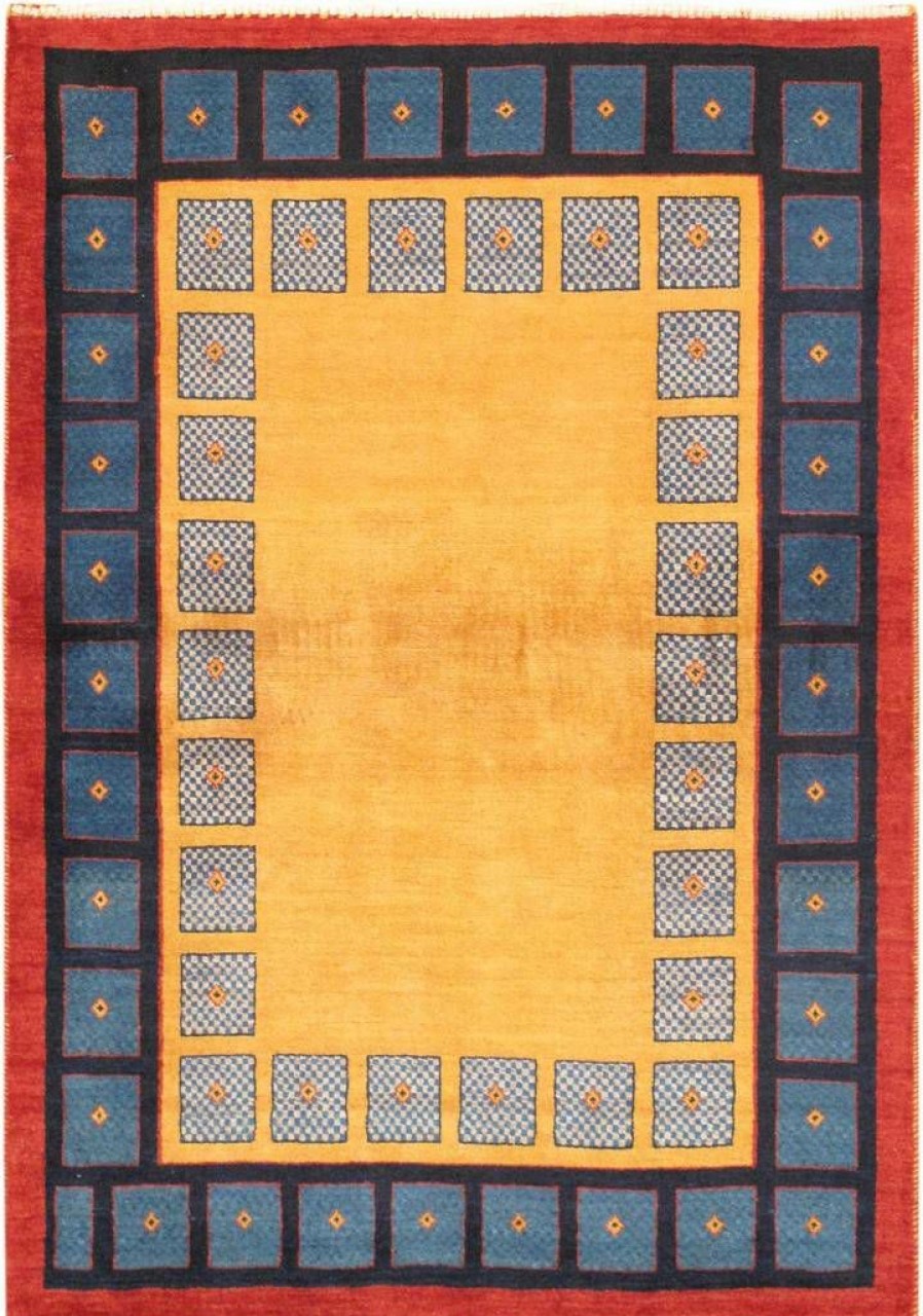 Online * Best Price Gabbeh Collection Hand-Knotted Lamb'S Wool Area Rug- 3 5 X 4 10 Pasargad Home 029461