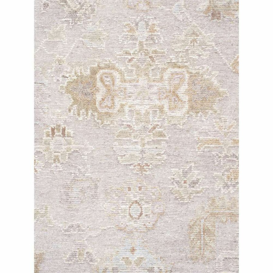 Wholesale * Oushak Hand-Knotted Silver Wool Area Rug-9 2" X 12 2" Hot Sell Pasargad Home