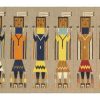 Online * Classical Pasargad Home Navajo Style Handwoven Wool Multicolor Area Rug 3 2 X 4'11" Pasargad Home Pnt-201 3X5