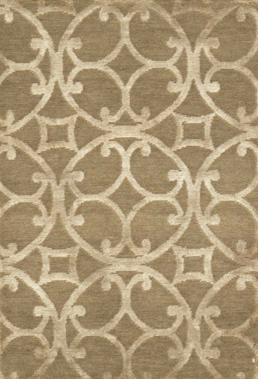 Hot * Promotions Modern Collection Hand-Knotted Silk And Wool Area Rug- 2 0 X 3 0 Pasargad Home Circ-1 2X3