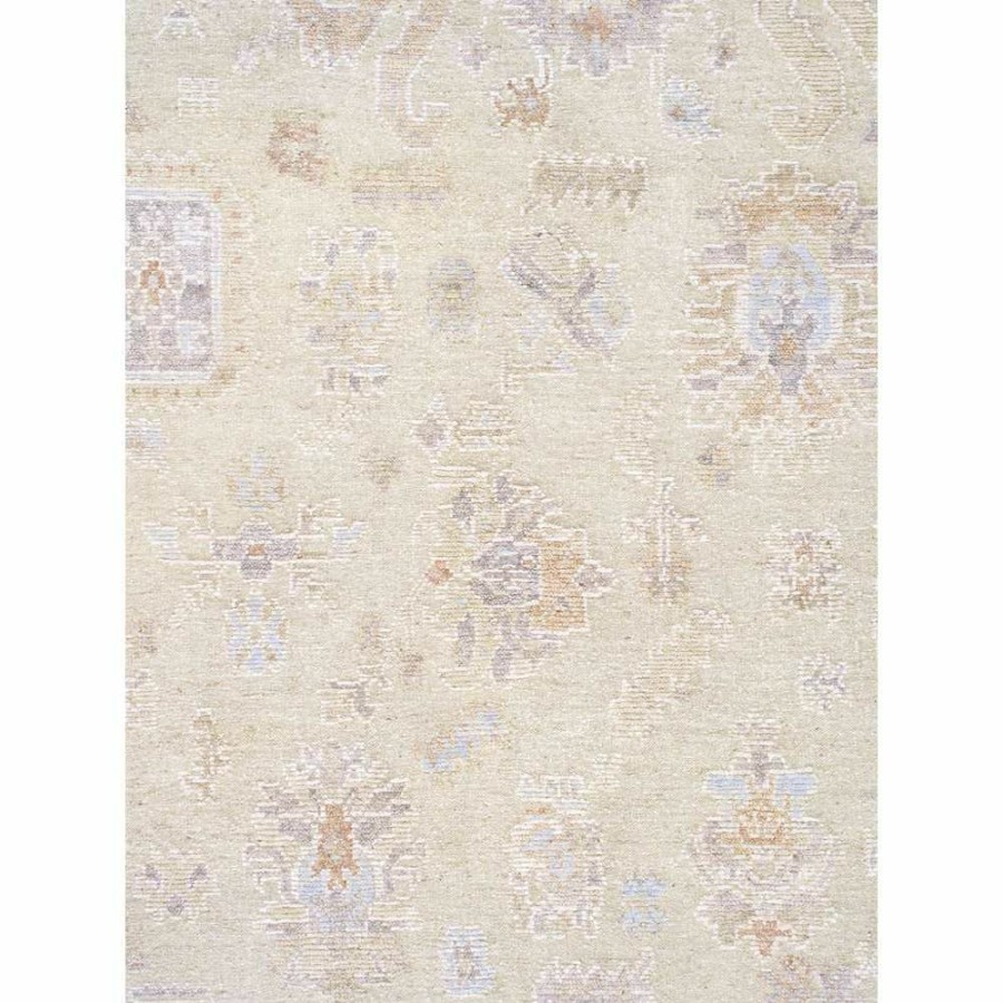 Best * Oushak Hand-Knotted L. Green Wool Area Rug-9 3" X 12 0" Closeout Sale Pasargad Home