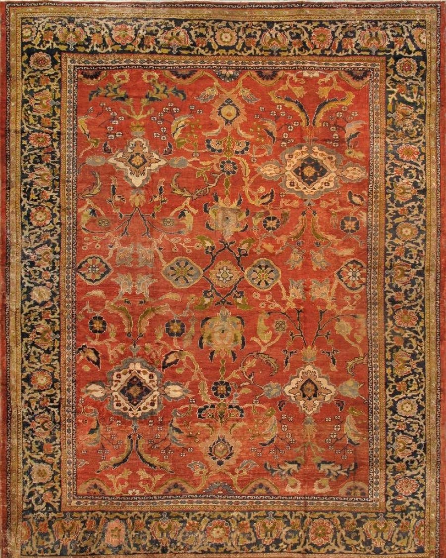 Best * Clearance Sale Pasargad Home Antique Ziegler Sul Collection Lamb'S Wool Area Rug-12 2 X 15 4 , Rust Pasargad Home 26707