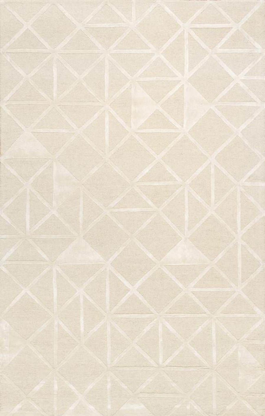 New * Clearance Sale Pasargad Home Edgy Collection Hand-Tufted Bamboo Silk & Wool Area Rug, 9 9 X 13 9 , Ivory Pasargad Home Pvny-25 10 14