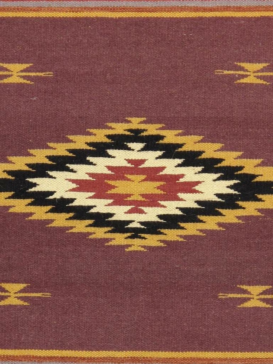 New * Limit Offer Pasargad Home Navajo Style Handwoven Wool Purple Area Rug 2 1 X 3 0 Pasargad Home Pnt-256 2 3