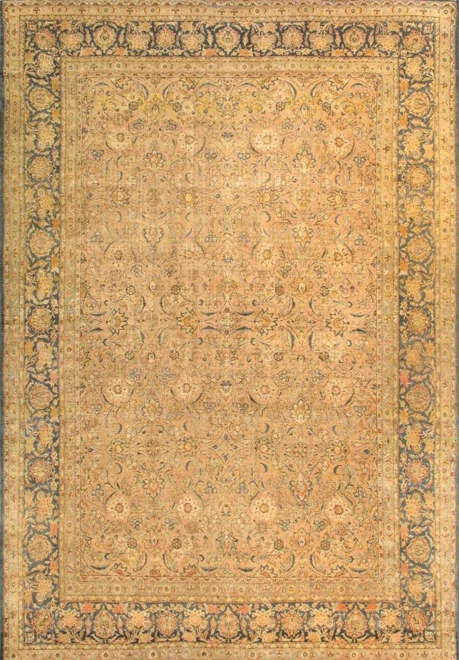 Wholesale * Hot Sale Pasargad Home Antique Tabriz Collection Lamb'S Wool Area Rug-11 6 X 16 8 , Salmon Pasargad Home 39942