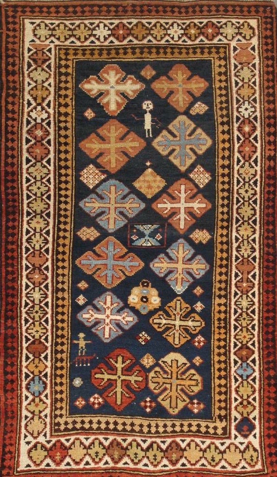 Hot * Discounts Kazak Colletion Hand-Knotted Lamb'S Wool Area Rug- 2 8 X 4 8 Pasargad Home 037210