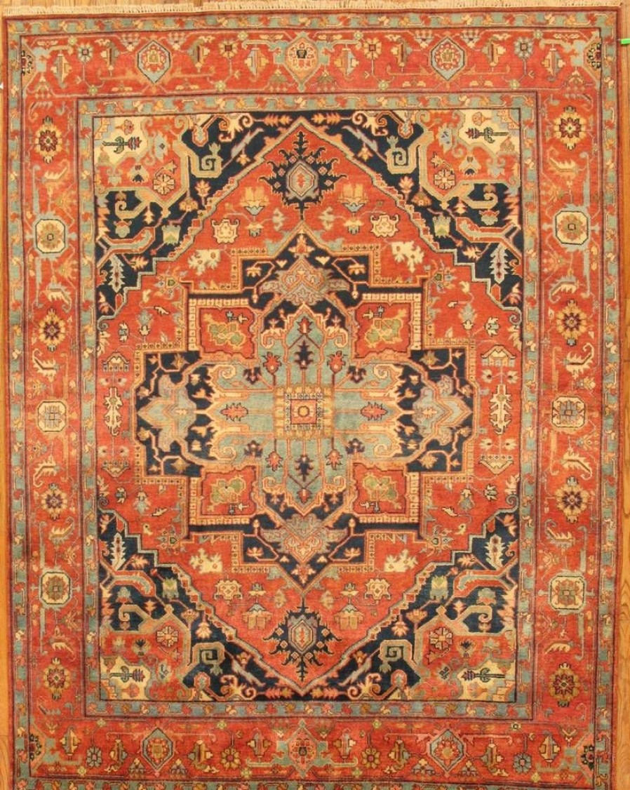 Wholesale * Quick Expedition Pasargad Home Serapi Collection Hand-Knotted Rust/Rust Wool Area Rug- 9 6 X 13'11" Pasargad Home Pb-20 10 14