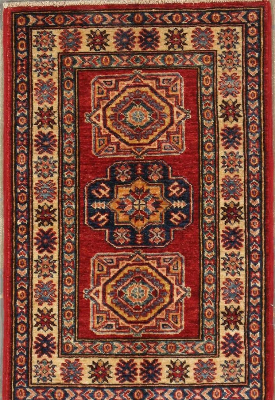 Hot * Quick Expedition Kazak Collection Hand-Knotted Lamb'S Wool Area Rug- 2 0 X 2'10" Pasargad Home 043780