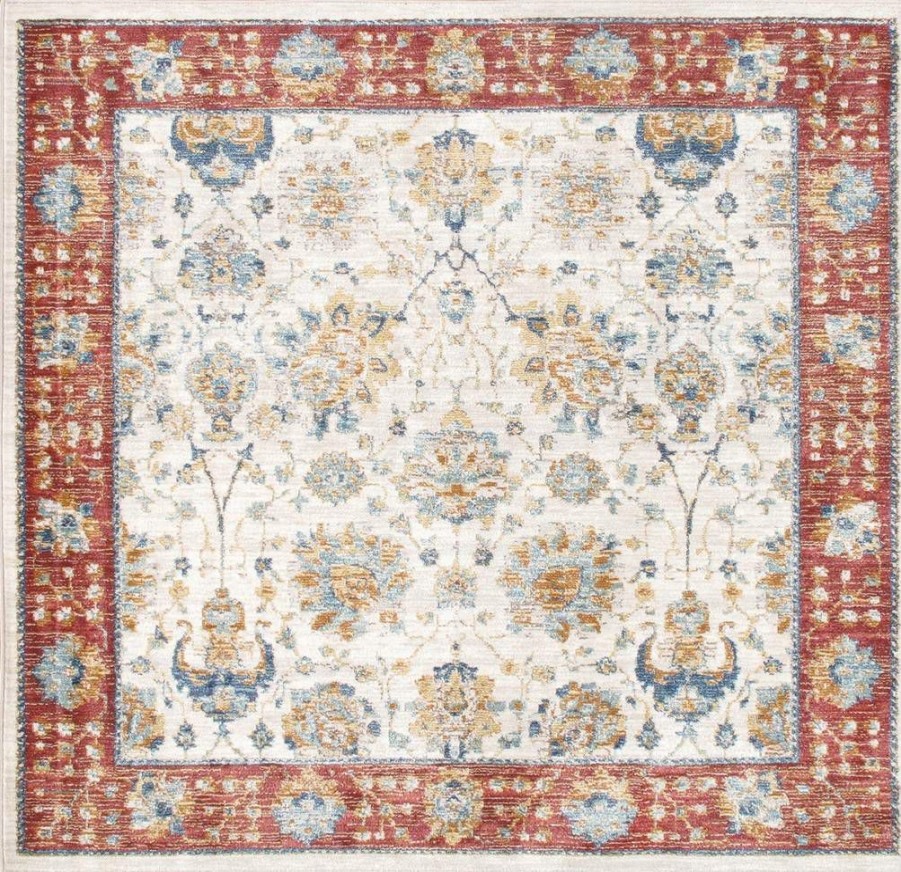 New * Outlet Heritage Collection Power Loom Area Rug- 6 0 X 6 0 Pasargad Home Pfh-01 6 6