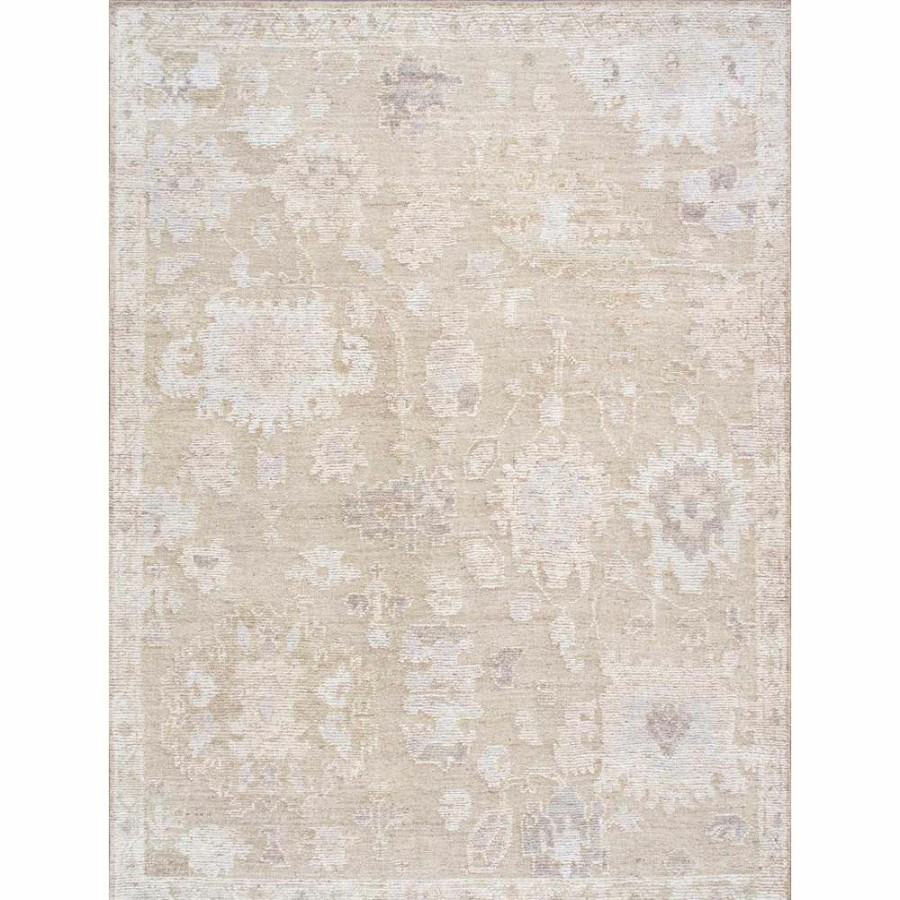 Wholesale * Oushak Hand-Knotted Camel Wool Area Rug-9 3" X 12 3" Best Quality Pasargad Home