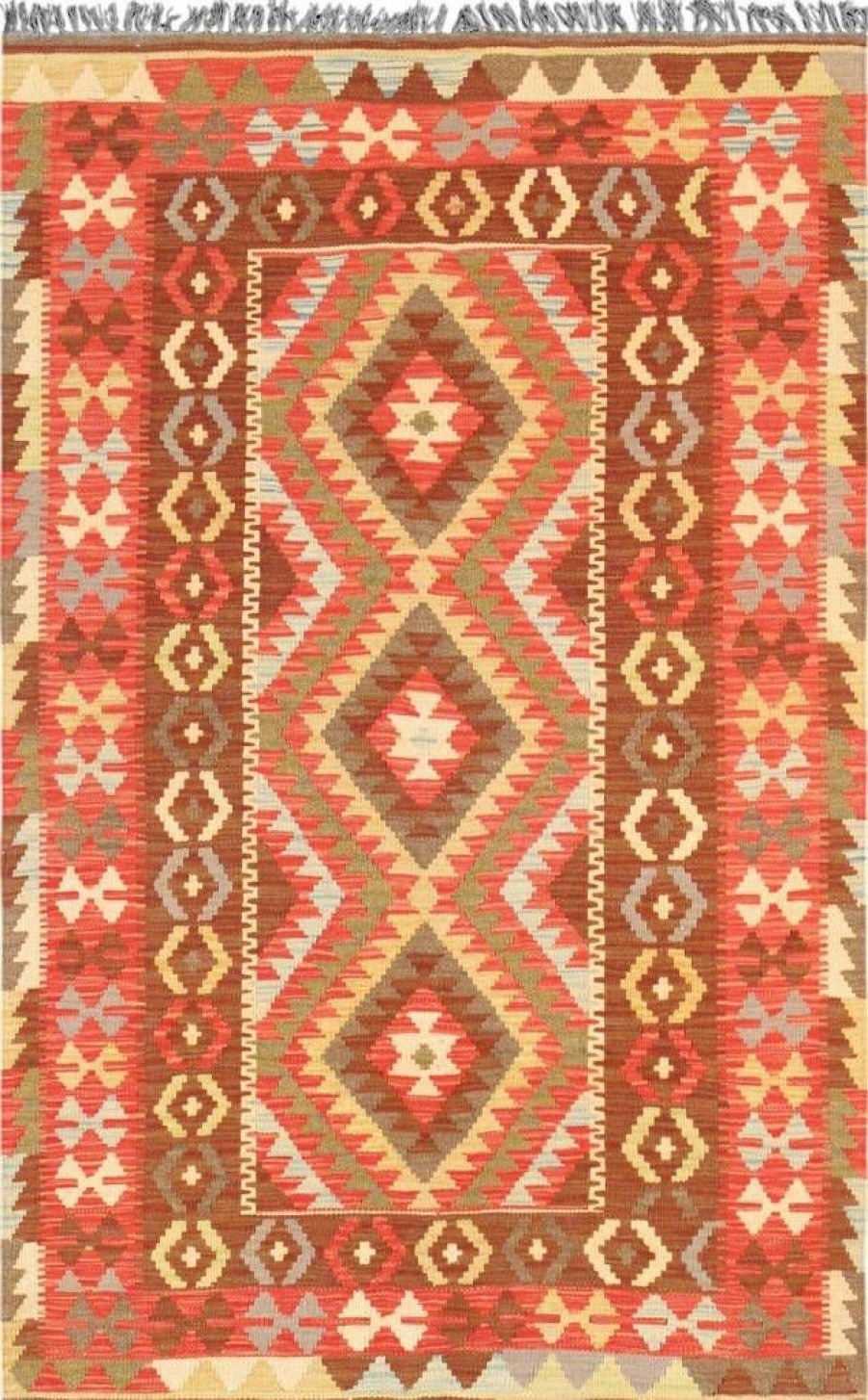 Best * Limited Edition Kilim Collection Hand-Woven Lamb'S Wool Area Rug- 3 3 X 5 1 Pasargad Home 046935