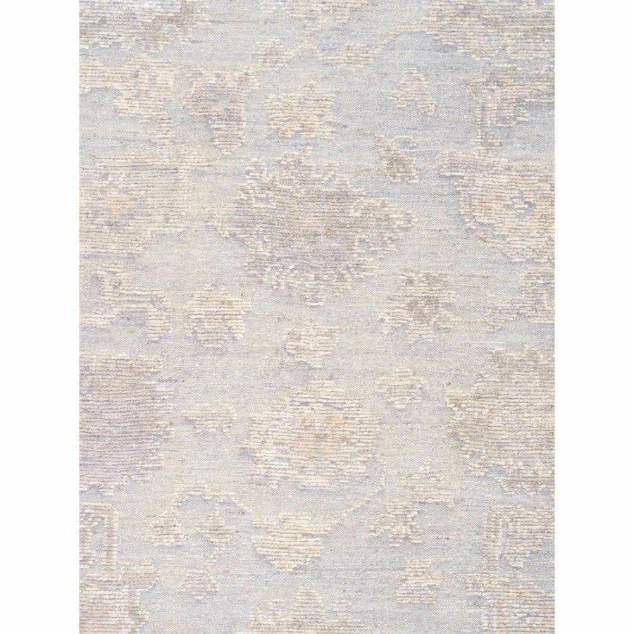 New * Oushak Hand-Knotted Grey Wool Area Rug-9 3" X 11 9" Hot Selling Pasargad Home