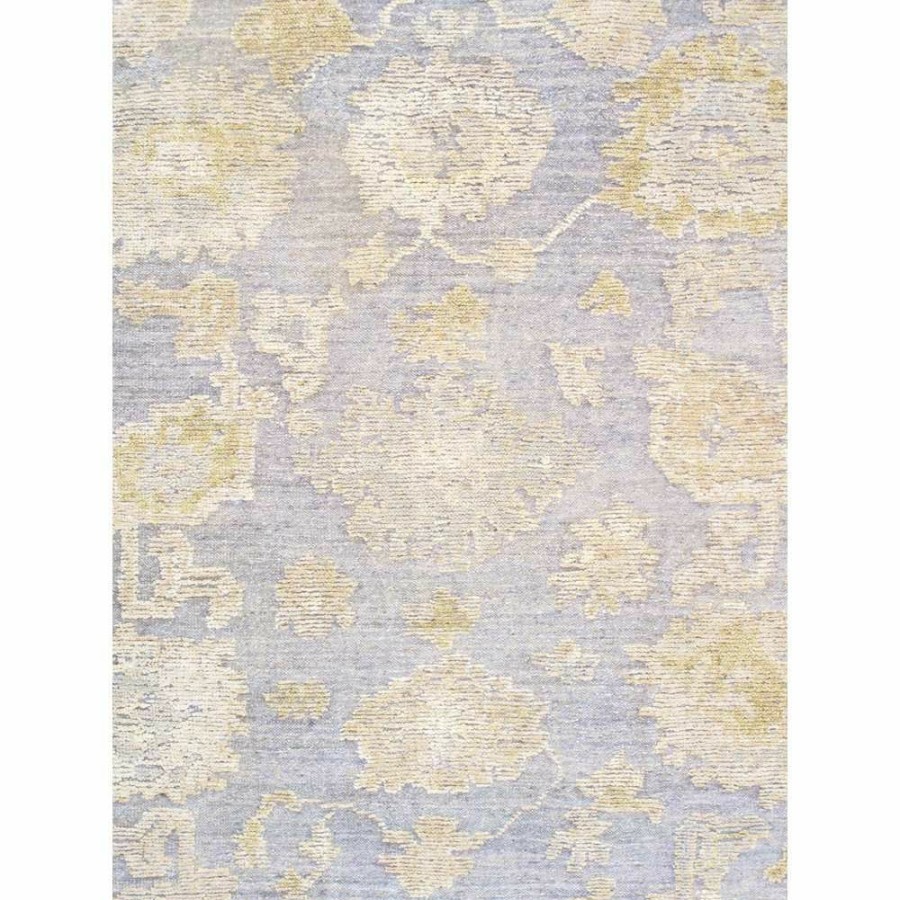 Clearance * Oushak Hand-Knotted Grey Wool Area Rug-9 3" X 12 0" Outlet Pasargad Home