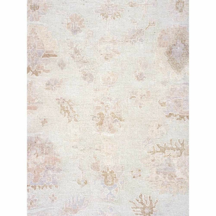 Best * Oushak Hand-Knotted Aqua Wool Area Rug-9 3" X 11'11" Sale Online Pasargad Home