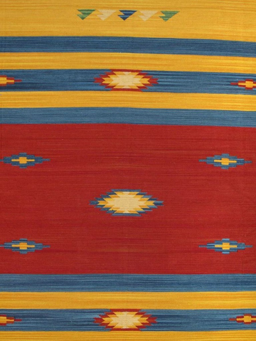 Clearance * With Discount Pasargad Home Anatolian Kilim Hand-Woven Cotton Area Rug- 6 0 X 9 0 , Multi Pasargad Pbb-01 6 9