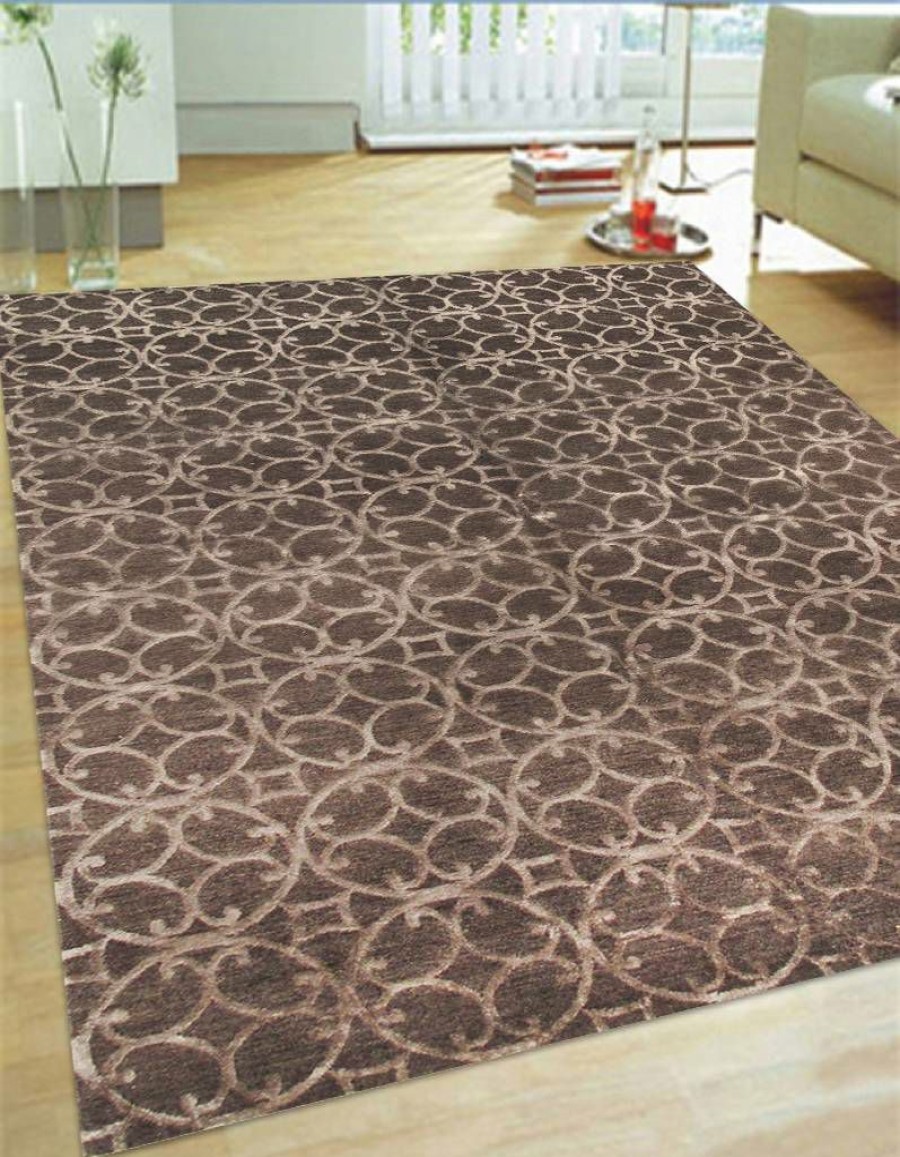 Hot * Clearance Sale Modern Collection Hand-Knotted Silk And Wool Area Rug- 2 0 X 3 0 Pasargad Home Circ-4 2X3