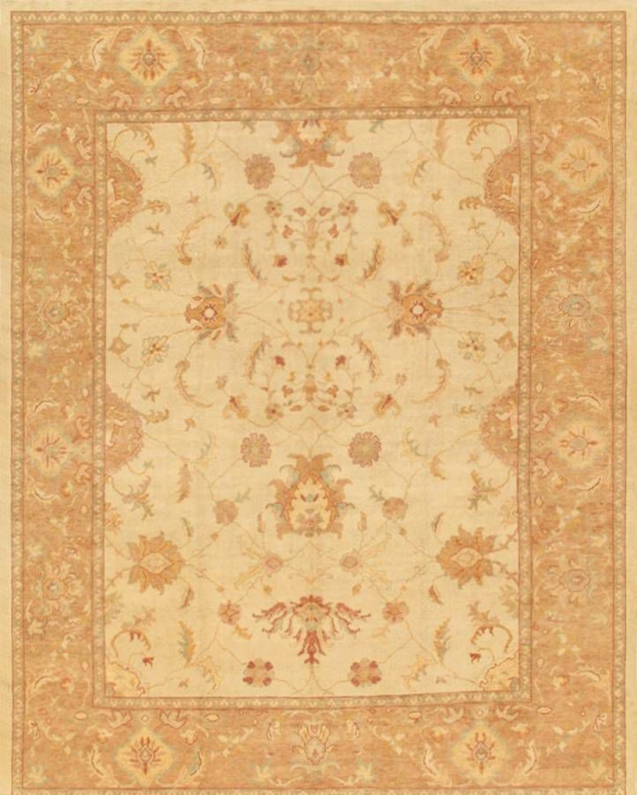 Online * Clearance Sale Oushak Collection Hand-Knotted Lamb'S Wool Area Rug-10'10" X 13 9 Pasargad Home 035998