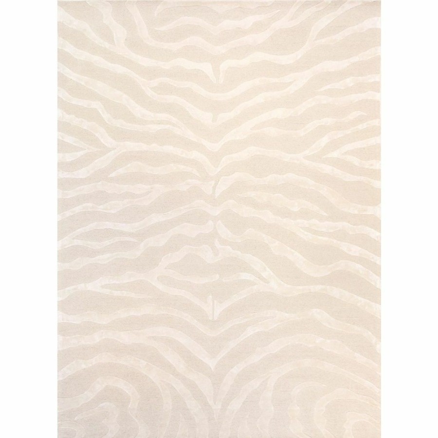 New * Edgy Hand-Tufted Ivory Area Rug Wholesale Pasargad Home