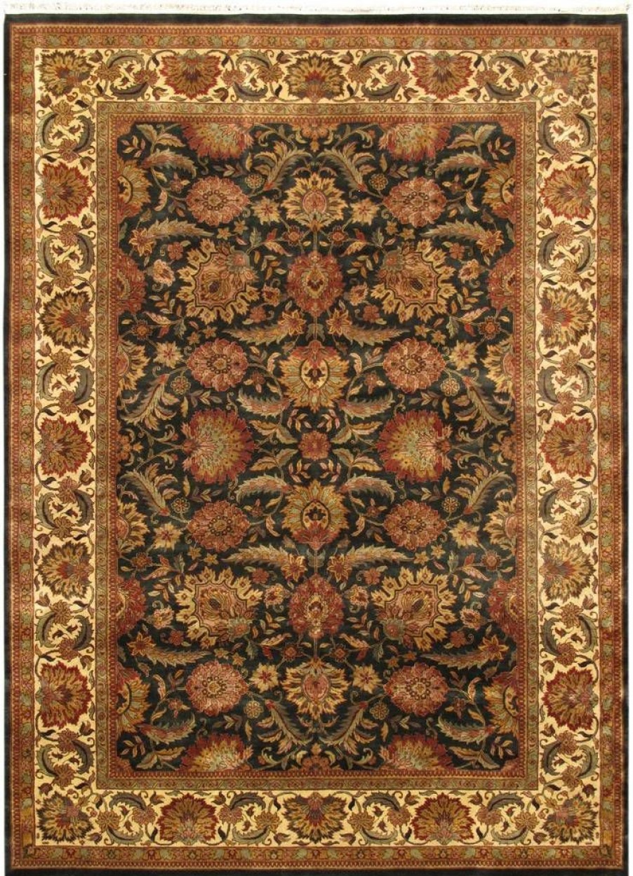 Wholesale * Wholesale Mogul Art Agra Collection Hand-Knotted Lamb'S Wool Area Rug- 10 2 X 14 0 Pasargad Home 024478