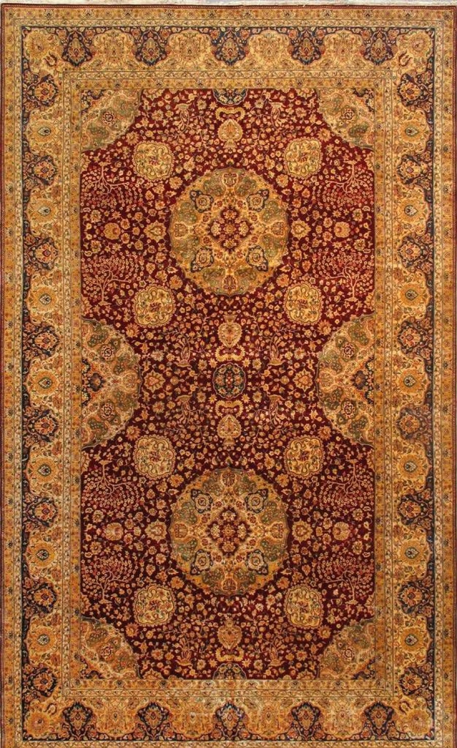 Hot * Classical Pasargad Home Agra Collection Hand-Knotted Lamb'S Wool Area Rug-11 2 X 18 4 , Red Pasargad Home Ph-260 11X18