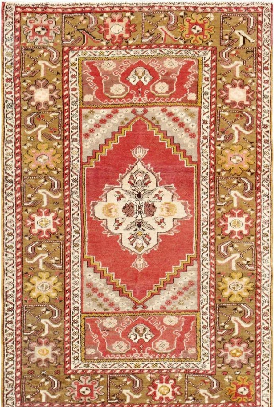 Clearance * Quick Expedition Vintage Sivas Colletion Hand-Knotted Lamb'S Wool Area Rug- 3 7 X 5 5 Pasargad Home 051867