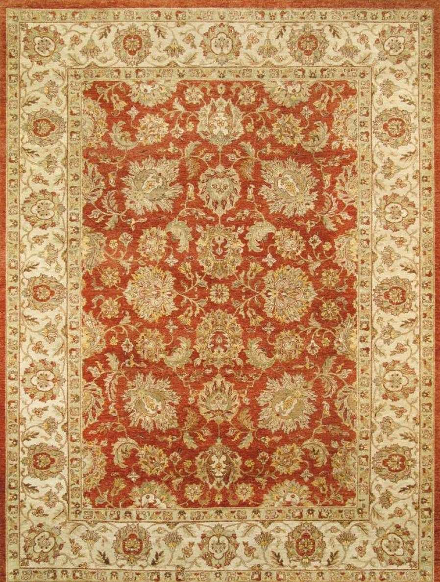 New * Promotions Agra Collection Hand-Knotted Lamb'S Wool Area Rug- 9 11 X 14 3 Pasargad Home Pspt-008 10X14