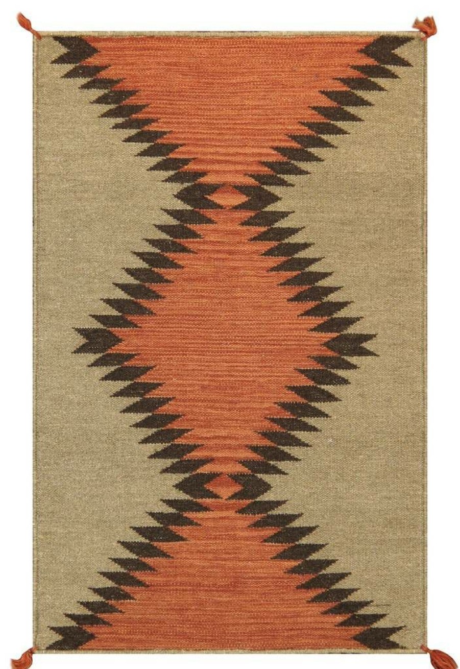 New * Hot Sell Pasargad Home Navajo Style Handwoven Wool Rust Area Rug 2 0 X 3 2 Pasargad Home Pnt-254 2 3