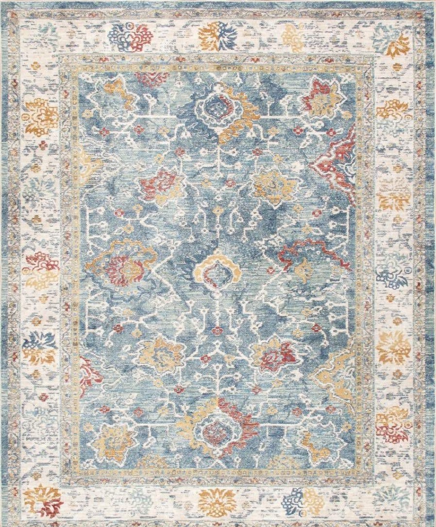 New * Limit Offer Pasargad Home Heritage Design Power Loom L. Blue Area Rug-12 0 X 15 0 Pasargad Home Pfh-04 12 15